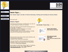 Tablet Screenshot of beste-tipps.sizesuccess.de
